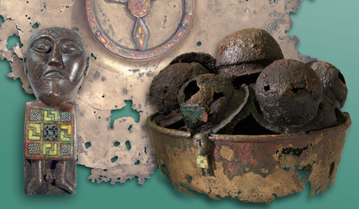 Bronze vessel from mound 1