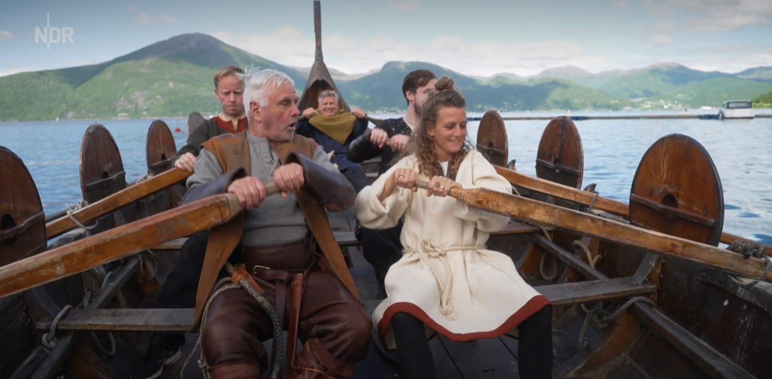 Rowing Ask with Harald Kolseth, Jacob Bredesen and John Olav Lefdal